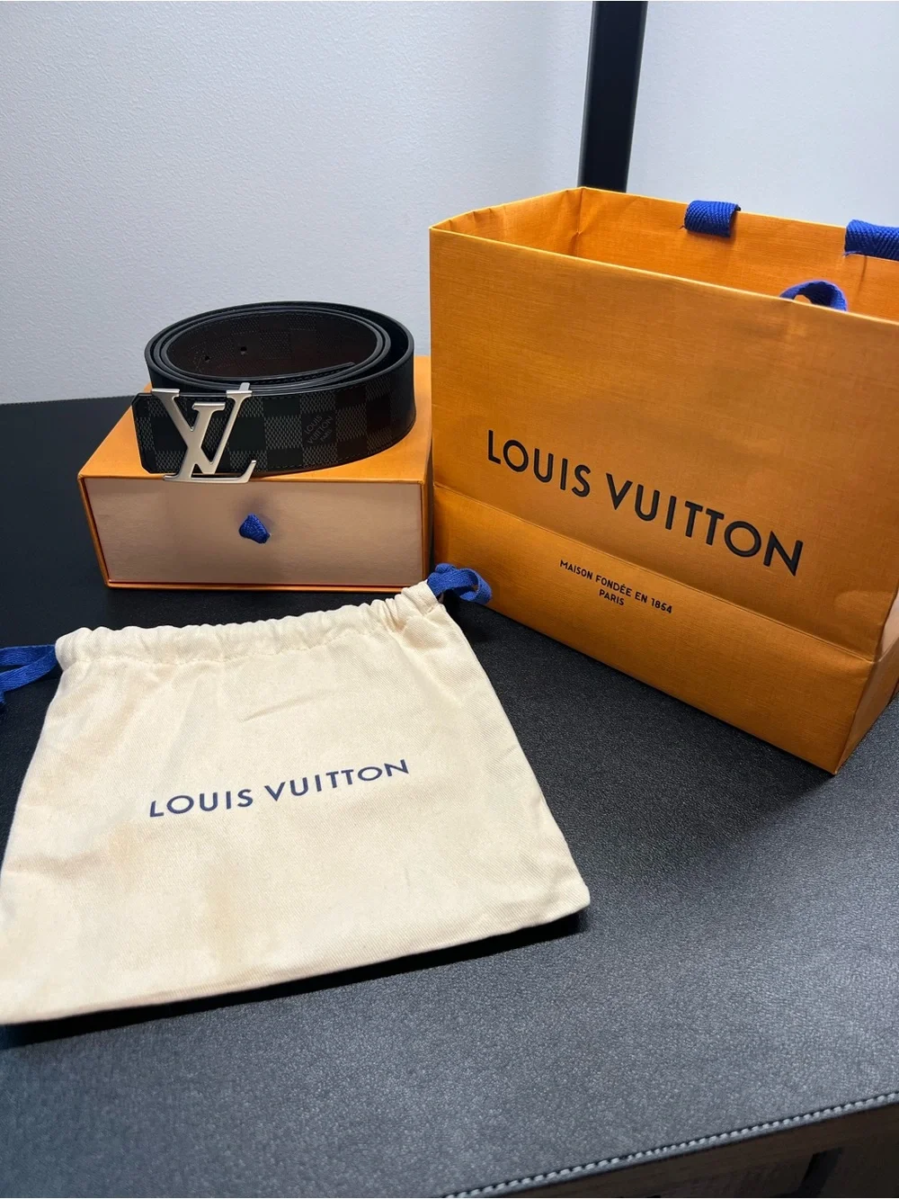 Louis Vuitton Monogram Belt – Size 110 (EU) / 42 (US)
